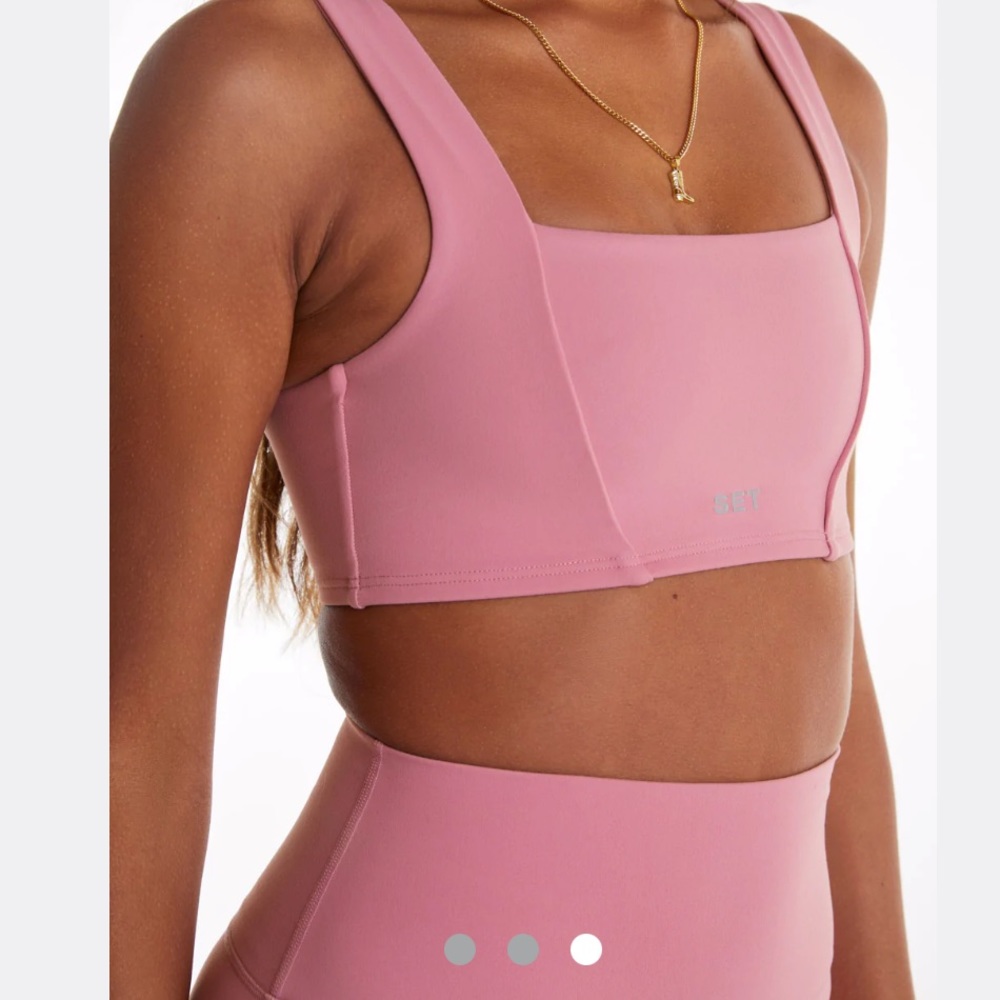 SET ACTIVE Luxform Scoop Back Bra in Gloss